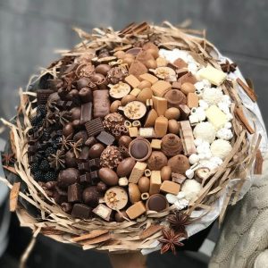Шоколадный букет №65 — Букеты из конфет