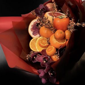 Букет из фруктов и орхидей №180 — Букеты из апельсинов