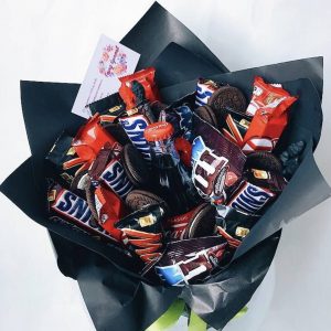 Букет из конфет №271 — Букеты из вкусняшек для женщин