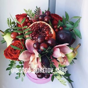 Фруктовый букет №161 — Букет из фруктов и ягод