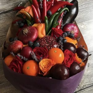 Букет из овощей и фруктов №153 — Букеты из лука