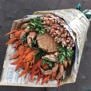 Букет из морепродуктов №30 — Букеты из крабов