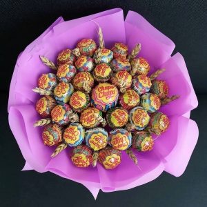 Букет из чуппа-чупсов №213 — Букеты из конфет