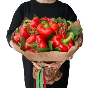 Букет из болгарских перцев №37 — Букеты из овощей