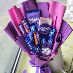 Шоколадный букет №130 — Букеты из конфет