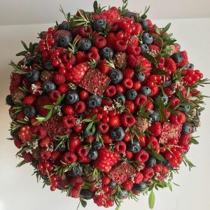 Большой ягодный букет №69 — Букеты из клубники