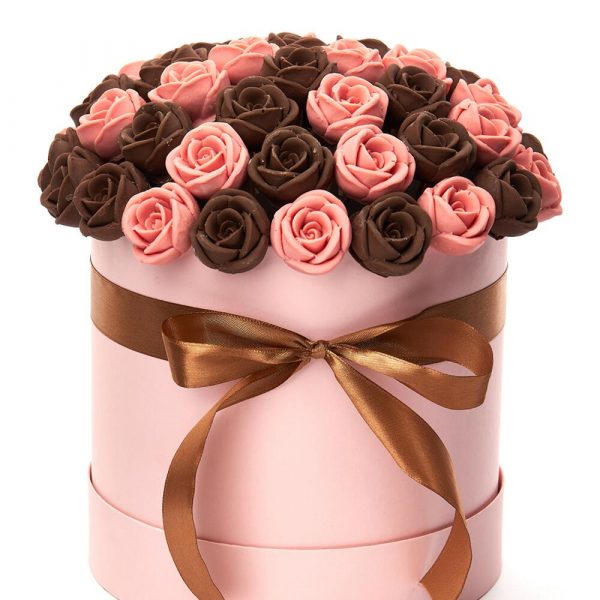 Шоколадный букет роз №72 — Букеты из шоколада